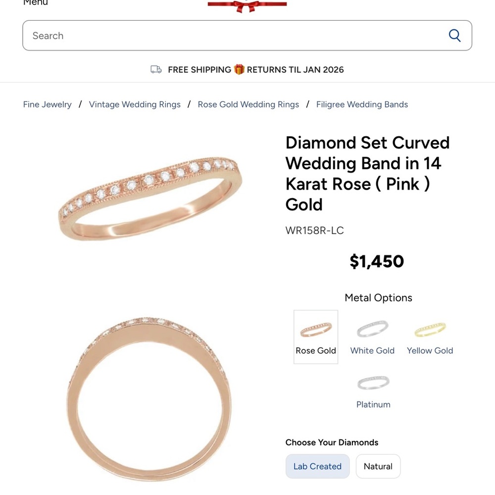 Rose gold with real pink Sapphire and diamonds set. 14k rosegold.NOT plated. - Picture 4 of 9